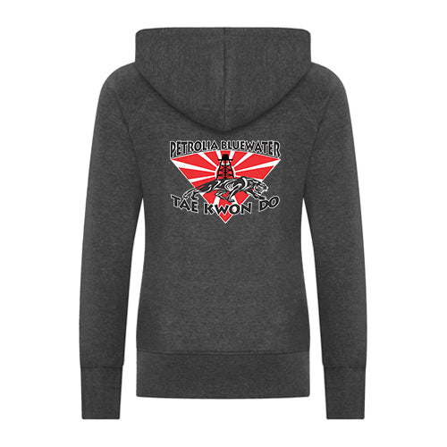 Petrolia Bluewater Tae Kwon Do Ladies' EsActive Vintage Hooded Sweatshirt