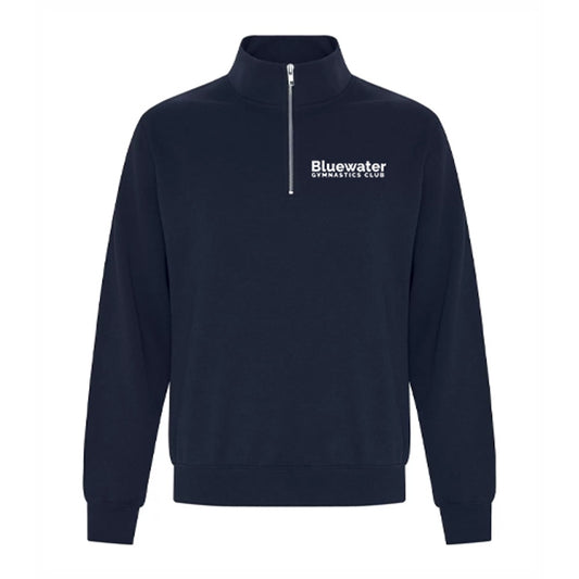 Bluewater Gymnastics Adult Everyday Fleece 1/4 Zip Sweatshirt