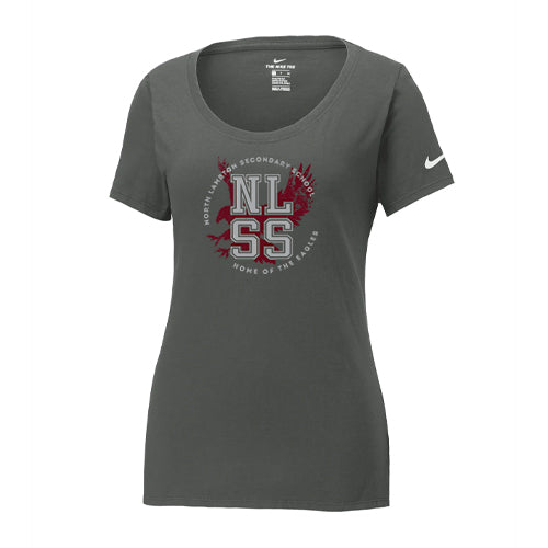 North Lambton Ladies' Nike Dri-FIT Cotton/Poly Scoop Neck Tee