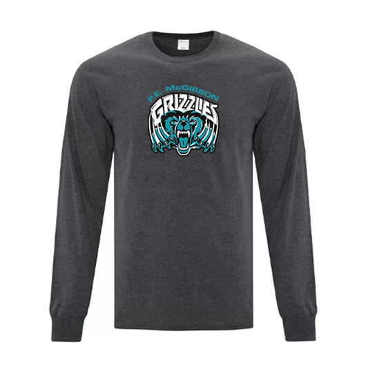 PE McGibbon Youth Everyday Cotton Long Sleeve T-Shirt
