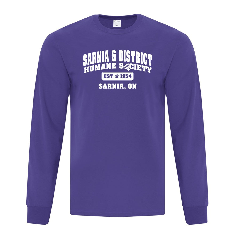 Sarnia Humane Society Adult Everyday Cotton Long Sleeve T-Shirt