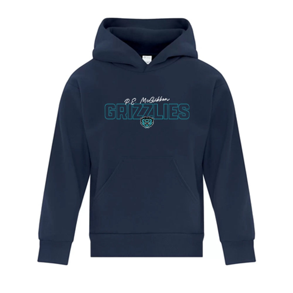 PE McGibbon Youth Everyday Fleece Hooded Sweatshirt