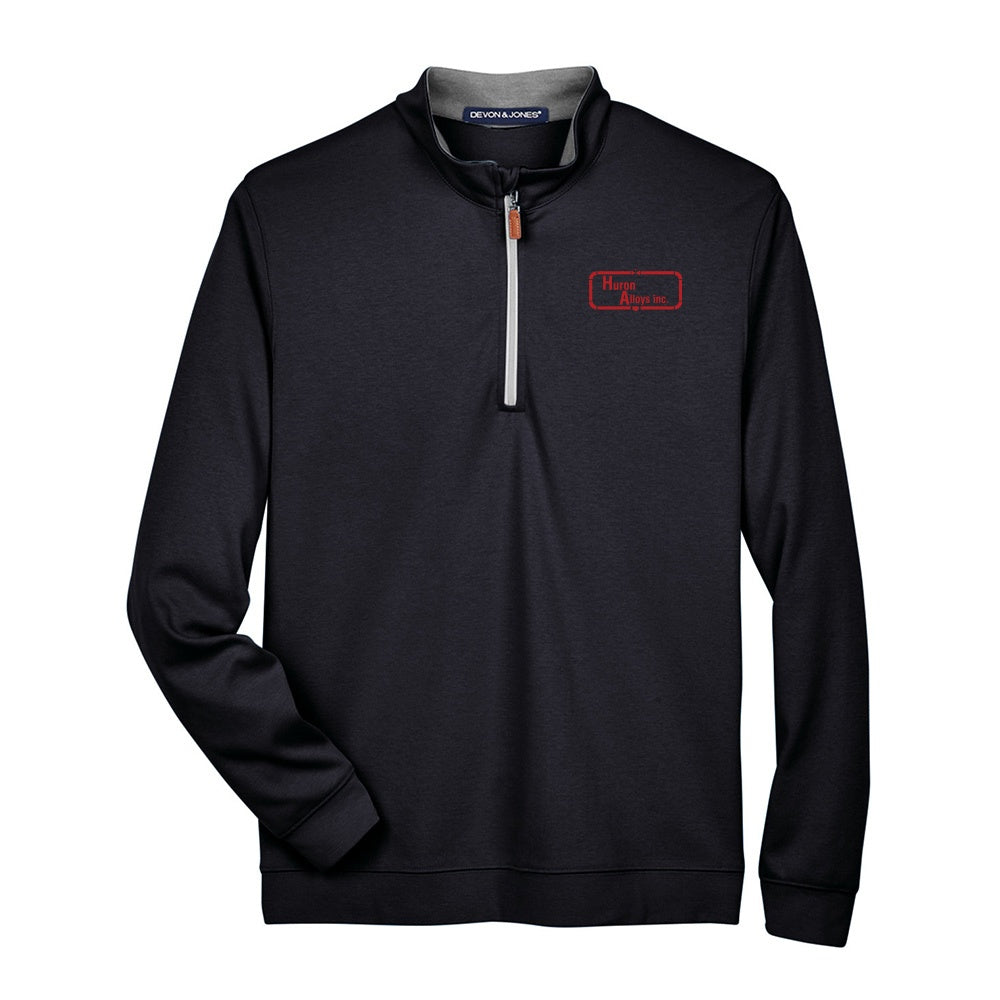 Huron Alloys Adult Devon & Jones Performance Quarter-Zip