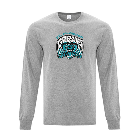 PE McGibbon Adult Everyday Cotton Long Sleeve T-Shirt
