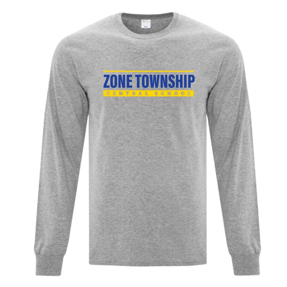 Zone Township Adult Everyday Cotton Long Sleeve T-Shirt