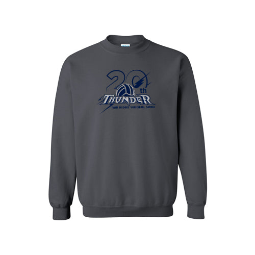 Twin Bridges Volleyball Adult Crewneck Sweatshirt