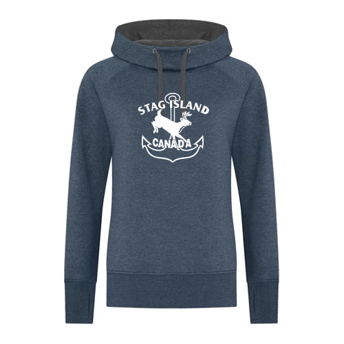 Stag Island Ladies' EsActive Vintage Hooded Sweatshirt