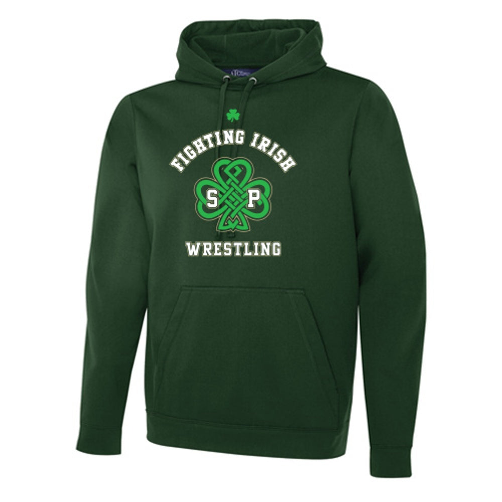St. Pats Wrestling Adult Game Day Fleece Hooded Sweatshirt