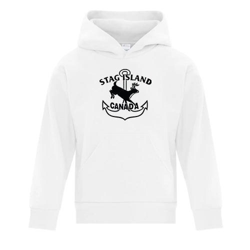 Stag Island Youth Fleece Hooded Sweatshirt
