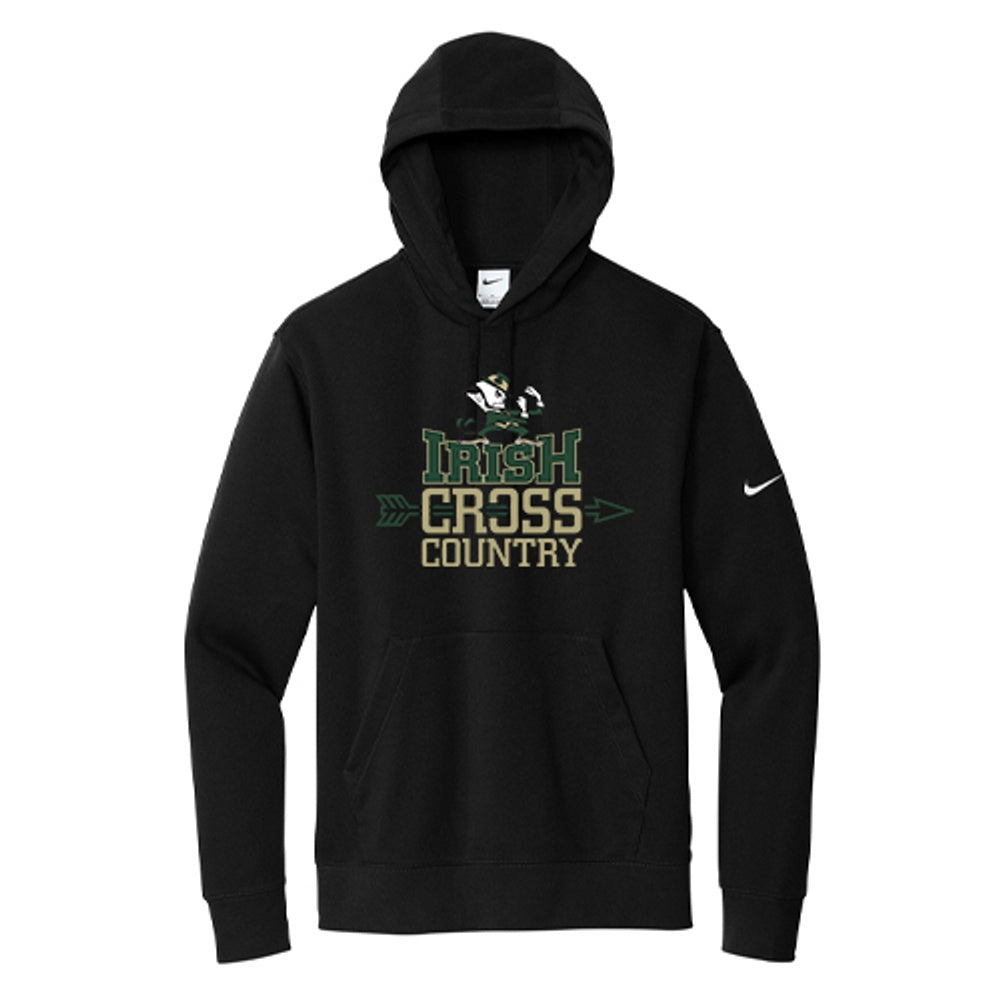 St. Pats XC Adult Nike Club Fleece Sleeve Swoosh Pullover Hoodie