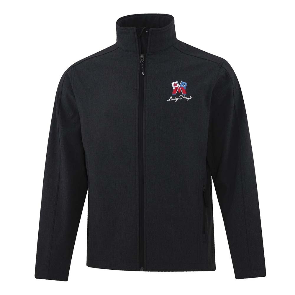 Mooretown Lady Flags Youth Water Repellent Soft Shell Jacket