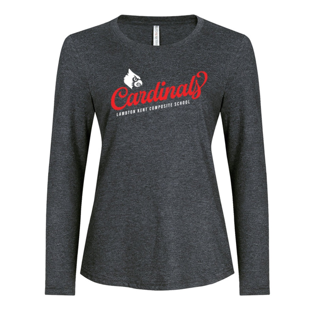 Lambton Kent Composite School Ladies' Eurospun Ring Spun Long Sleeve T-Shirt
