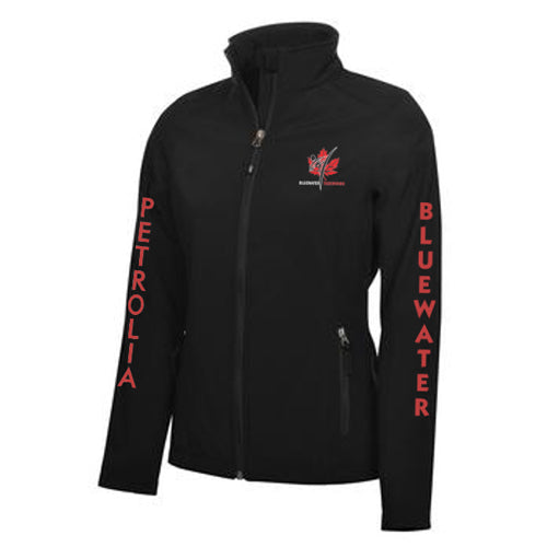 Petrolia Bluewater Tae Kwon Do Ladies' Water Repellent Soft Shell Jacket