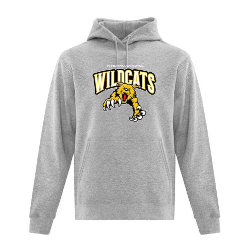 Plympton-Wyoming Adult Everyday Fleece Hooded Sweatshirt