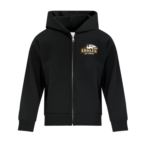 East Lambton Minor Hockey Youth Everyday Fleece Full Zip Hooded Sweatshirt