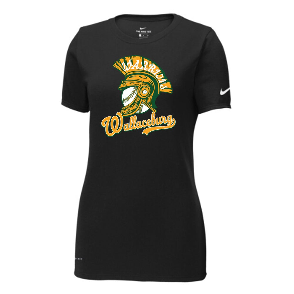 Wallaceburg Minor Baseball Ladies' Nike Dri-FIT Cotton/Poly Scoop Neck Tee