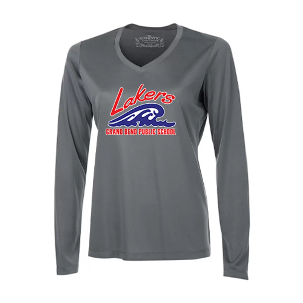 Grand Bend Ladies' Pro Team Long Sleeve V-Neck T-Shirt