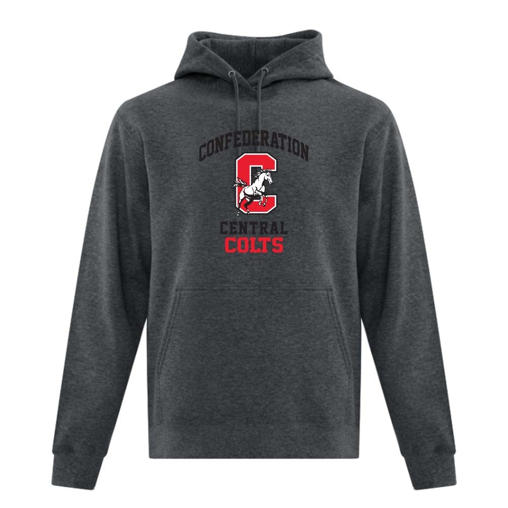 Confederation Central Adult Fleece Hooded Sweatshirt