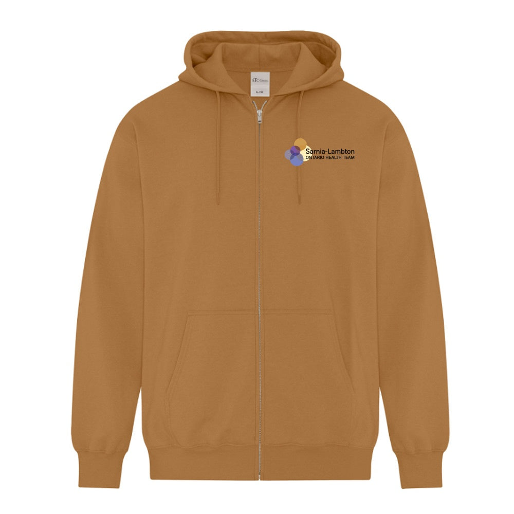 Sarnia-Lambton Ontario Health Team Adult Fleece Full Zip Hooded Sweatshirt