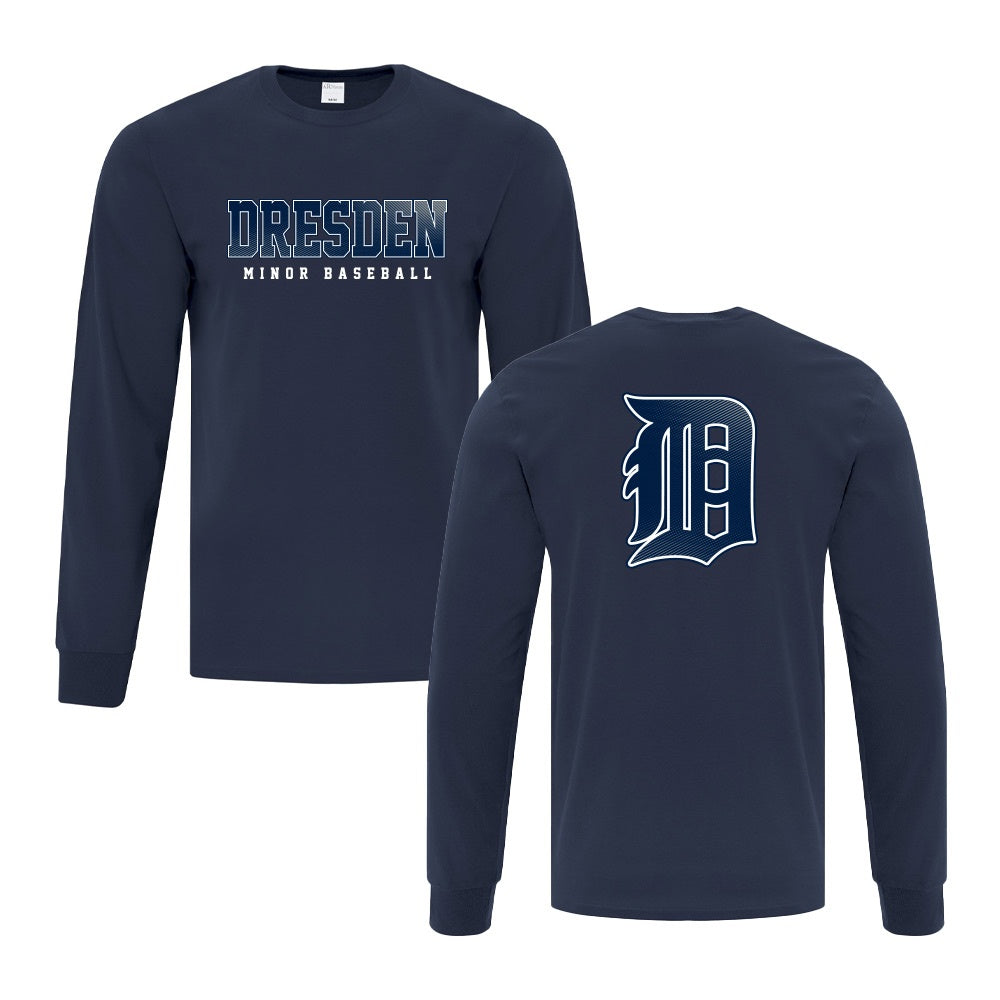 Dresden Minor Baseball Adult Cotton Long Sleeve