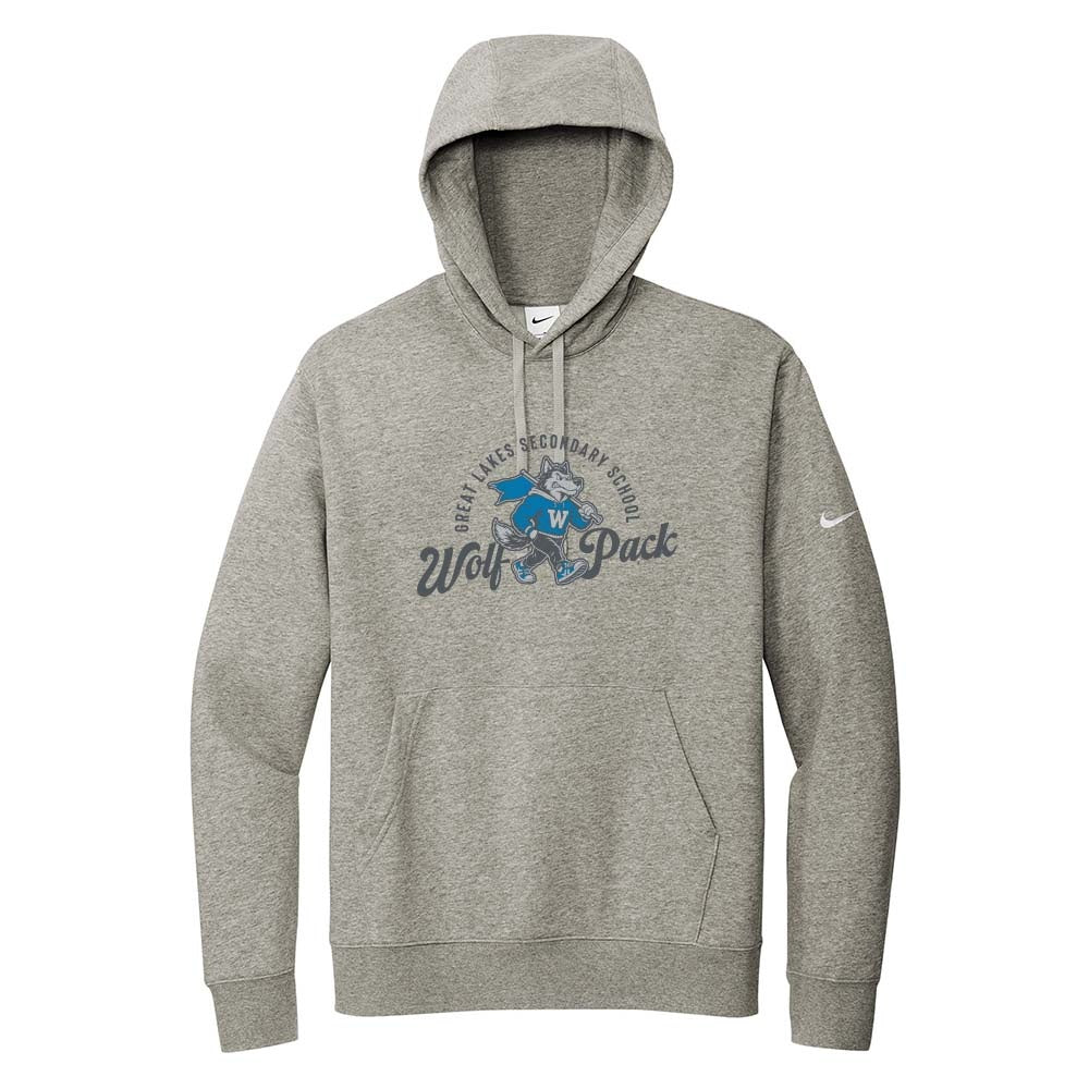 Great Lakes Adult Nike Club Fleece Hooded Sweatshirt