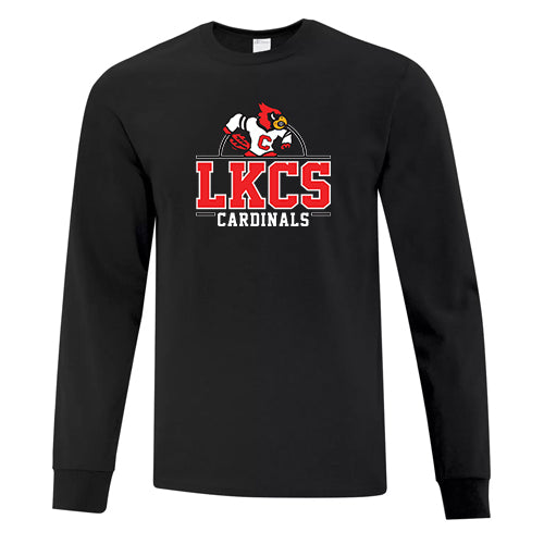 Lambton Kent Composite School Adult Everyday Cotton Long Sleeve T-Shirt
