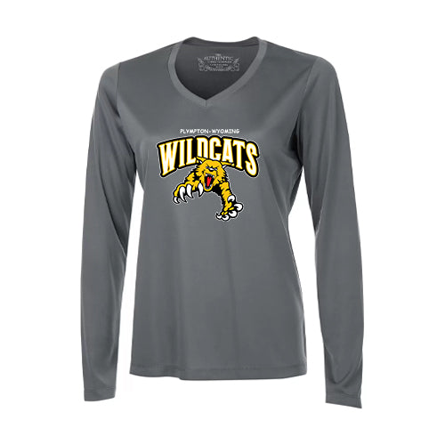 Plympton-Wyoming Ladies' Pro Team Long Sleeve V-Neck T-Shirt