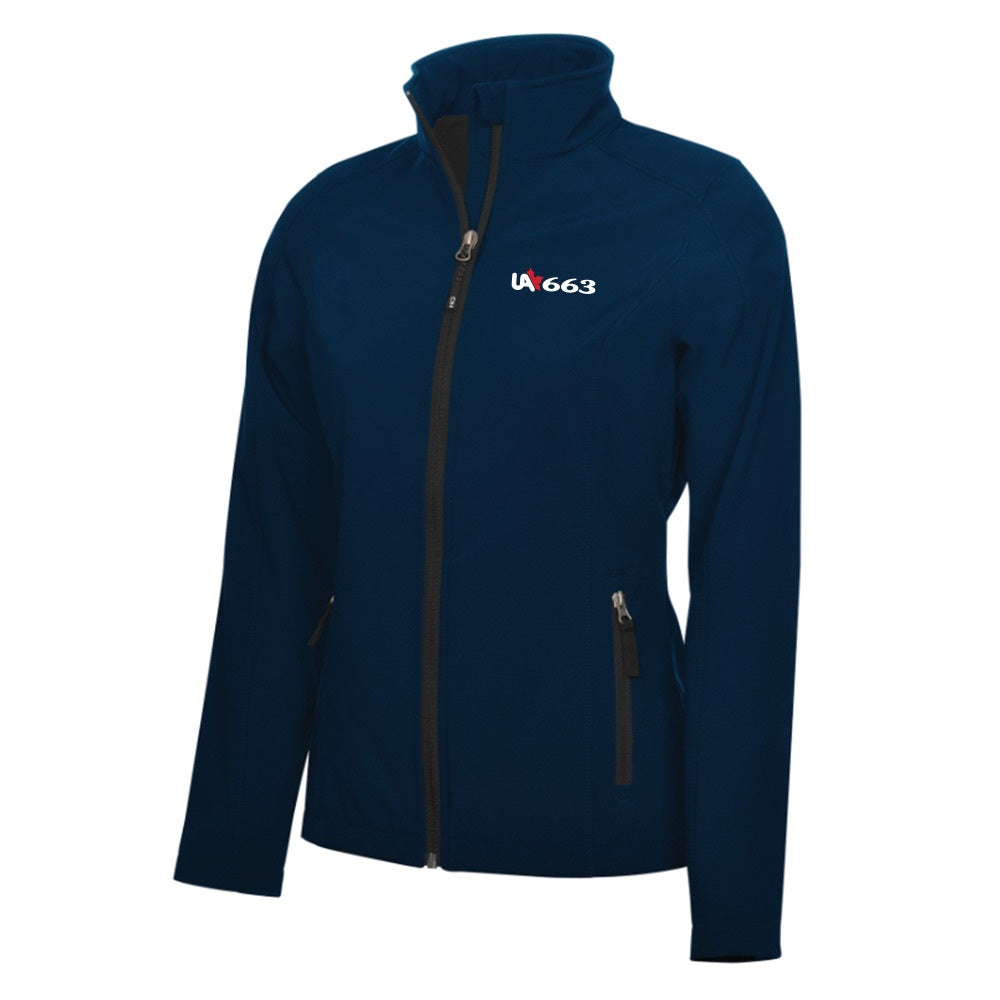 Local 663 Ladies' Water Repellent Soft Shell Jacket