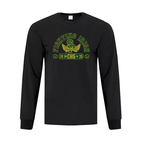 St Pats Track & Field Adult Everyday Cotton Long Sleeve T-Shirt