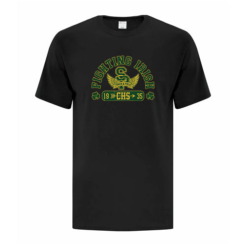 St Pats Track & Field Adult Everyday Cotton T-Shirt