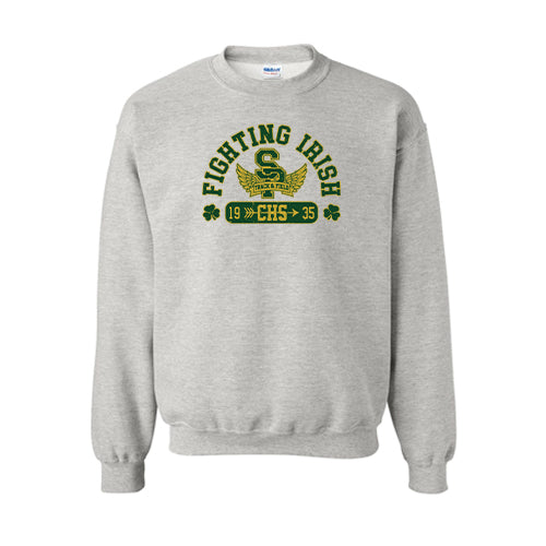 St Pats Track & Field Adult Crewneck Sweatshirt