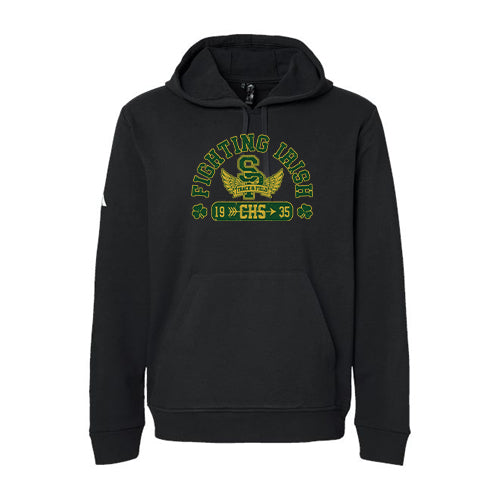 St Pats Track & Field Adult Adidas Fleece Hooded Sweatshirt