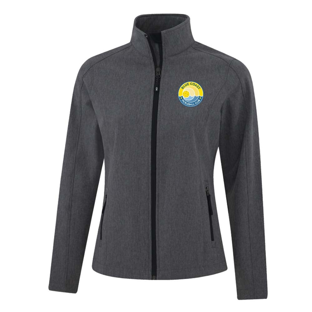 Blue Coast Pickleball Ladies' Water Repellent Soft Shell Jacket