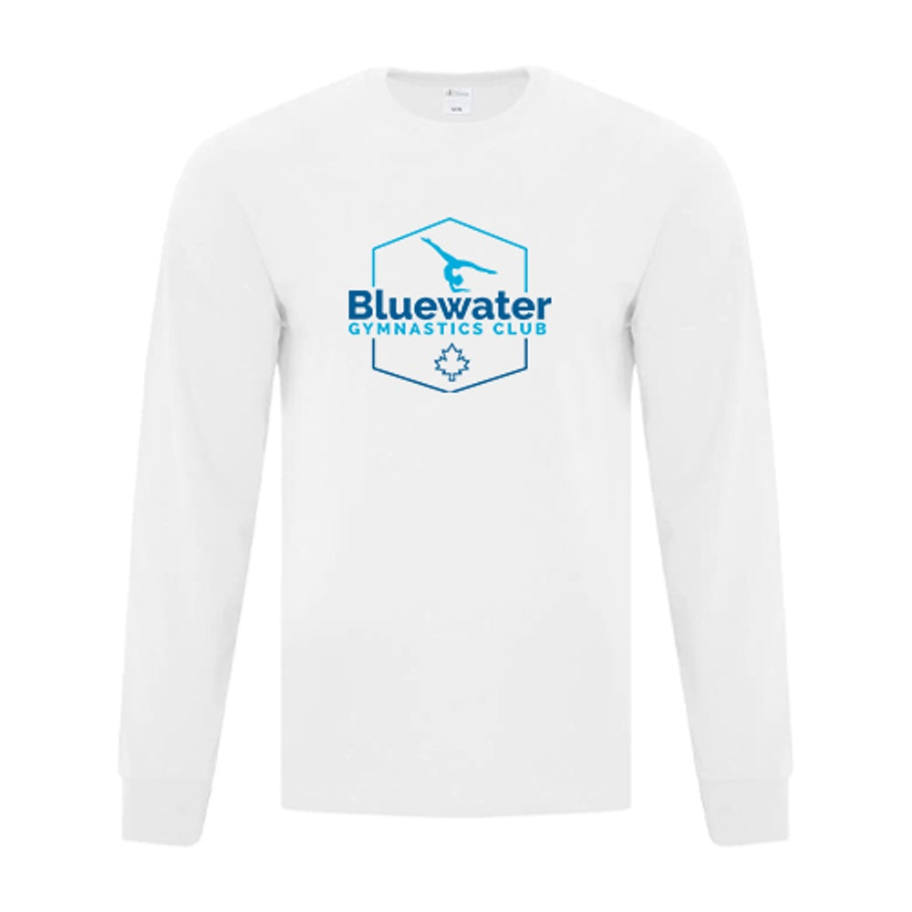 Bluewater Gymnastics Adult Everyday Cotton Long Sleeve T-Shirt