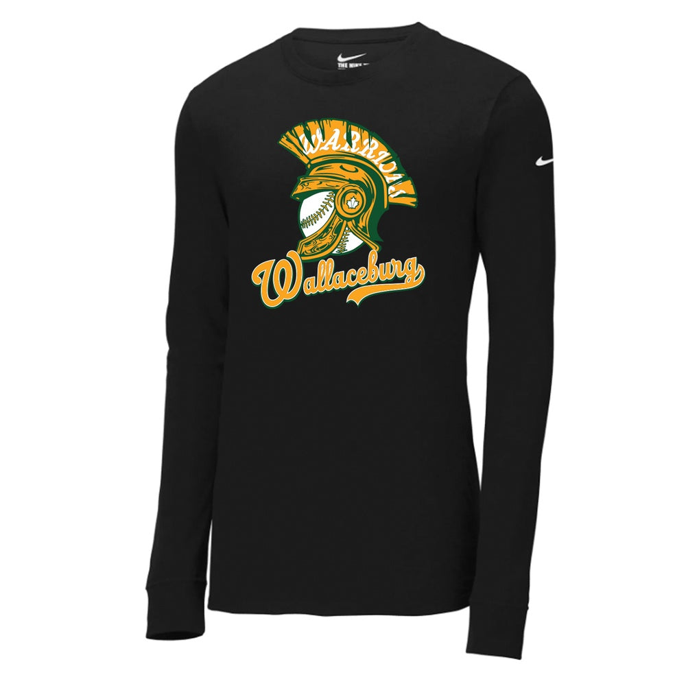 Wallaceburg Minor Baseball Adult Nike Dri-FIT Cotton/Poly Long Sleeve Tee