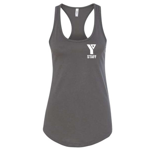 YMCA Staff Ladies' Next Level Ideal Racerback T-Shirt