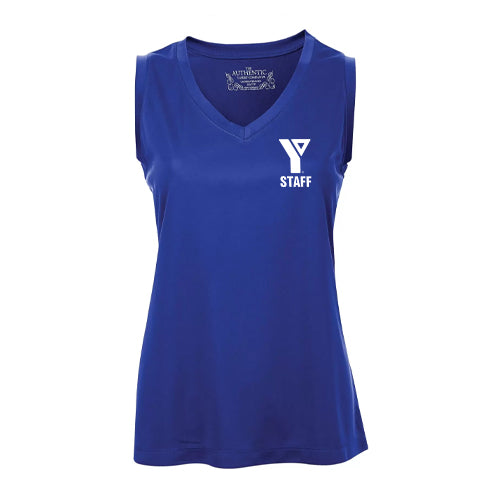 YMCA Staff Ladies' Pro Team Sleeveless Tee