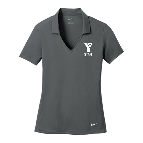 YMCA Staff Ladies' Nike Women's Dri-FIT Vertical Mesh Polo