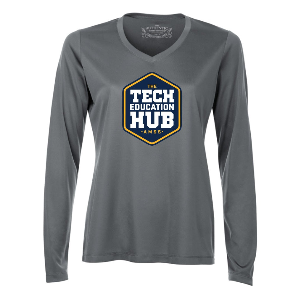 Technological Education Hub Ladies' Pro Team Long Sleeve V-Neck