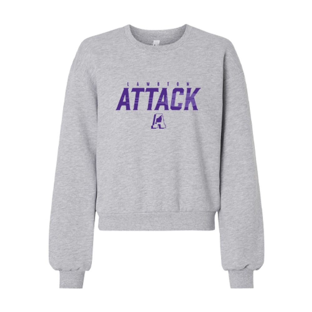 Lambton Attack Ladies' American Apparel ReFlex Fleece Crewneck Sweatshirt