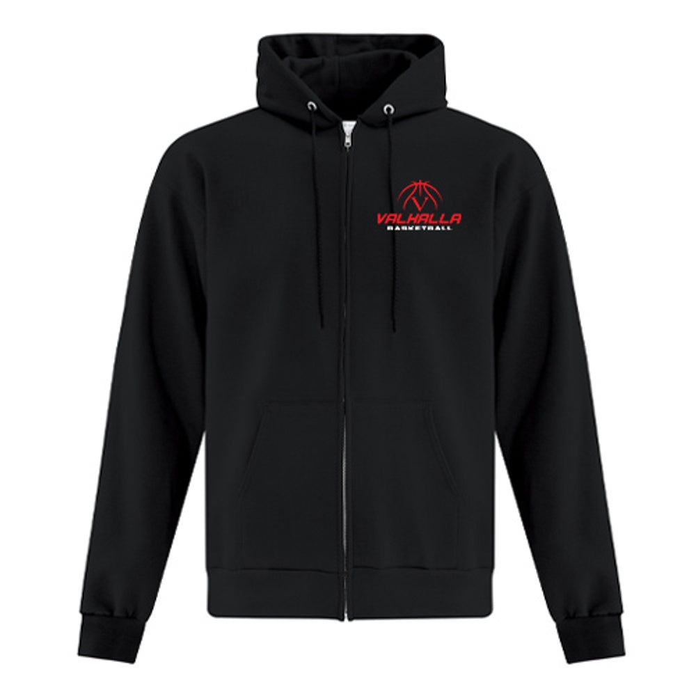 Valhalla Adult Everyday Fleece Full Zip Hooded Sweatshirt
