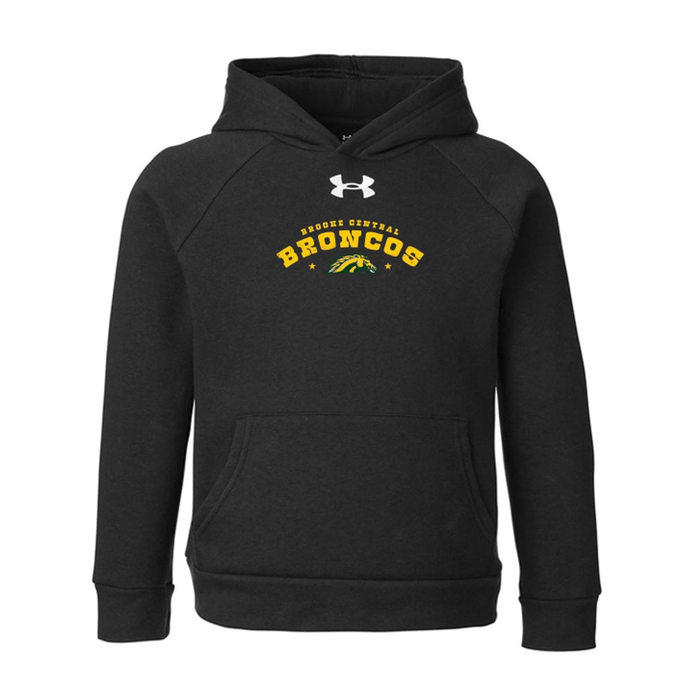 Brooke Central Youth Under Armour Rival Fleece Hooded Sweatshirt