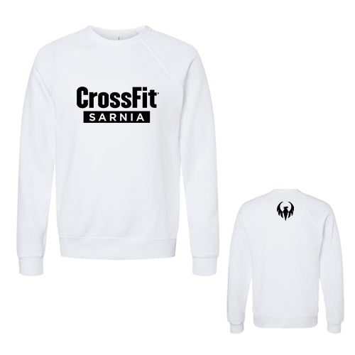 Phoenix Crossfit Adult Bella + Canvas Sponge Fleece Raglan Crewneck Sweatshirt
