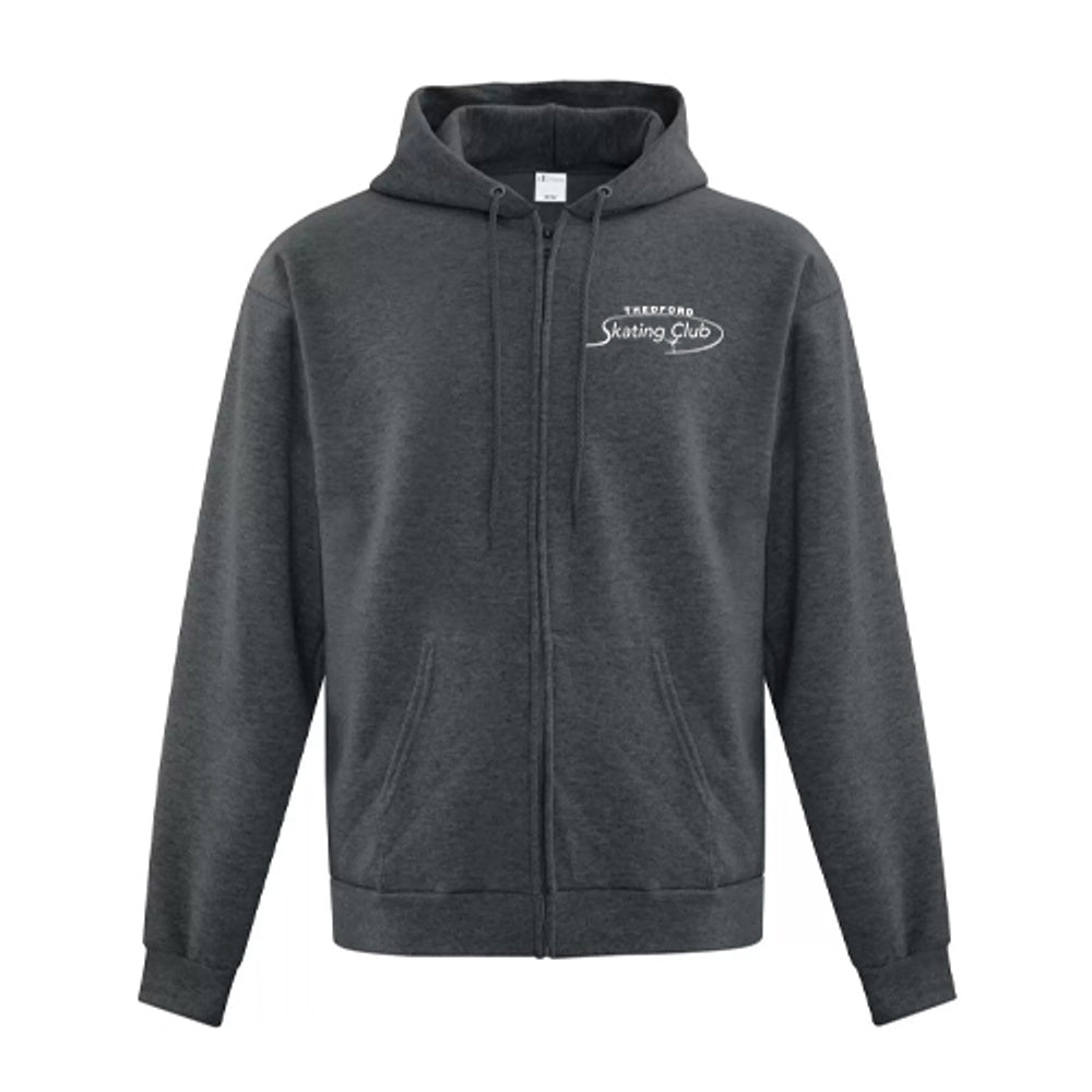 Thedford Skating Club Adult Everyday Fleece Full Zip Hooded Sweatshirt