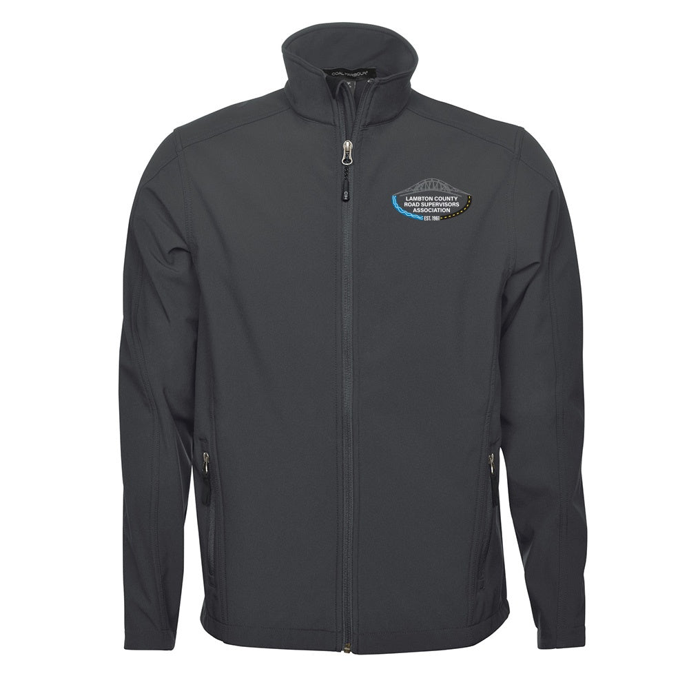 Lambton County Road Supervisors Adult Water Repellent Soft Shell Jacket