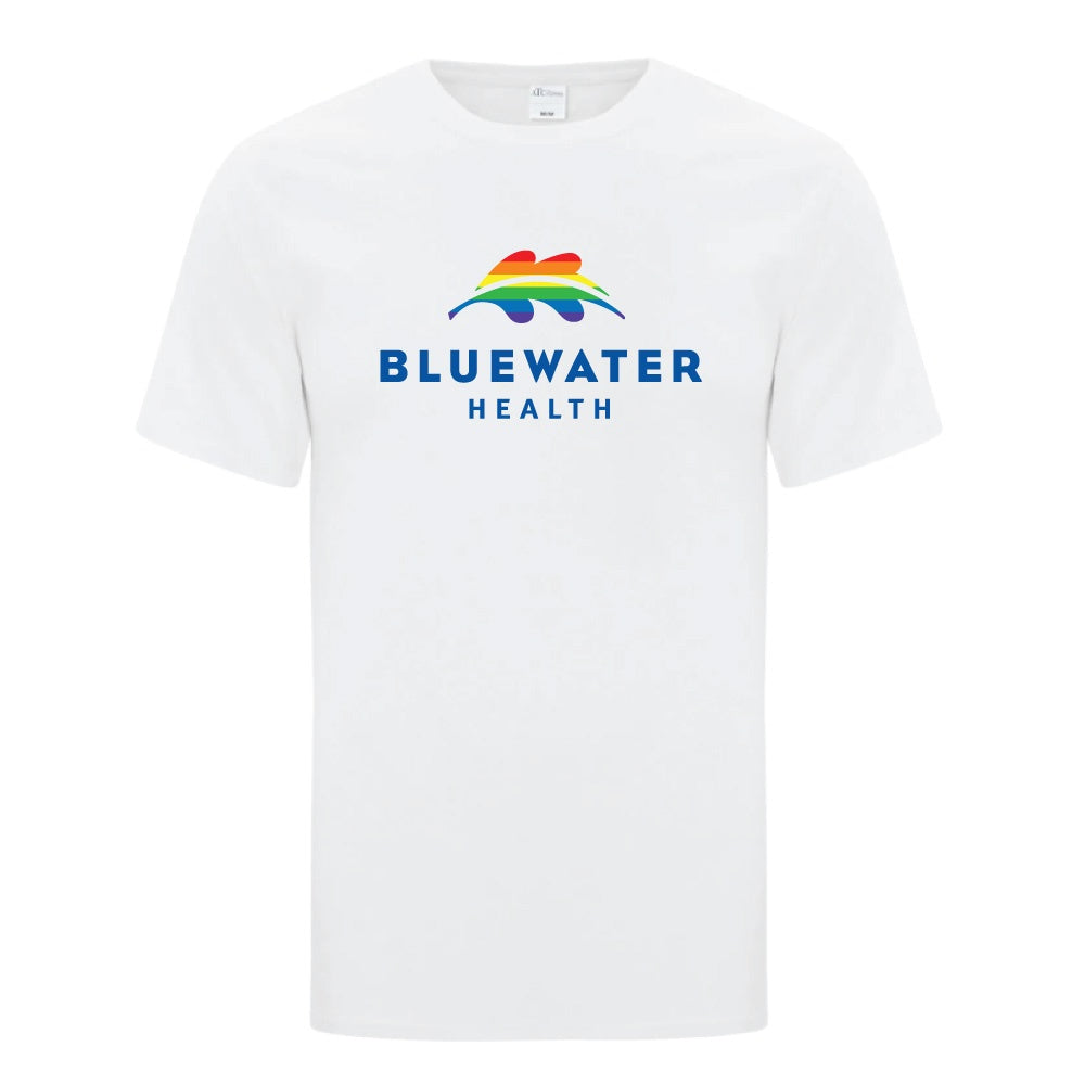 Bluewater Health Adult Pride Eurospun® Ring Spun Tee