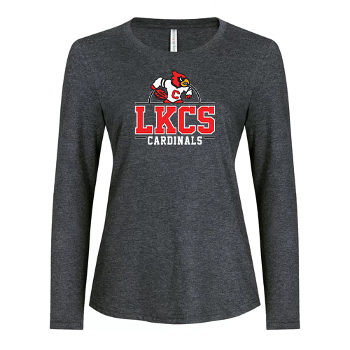 Lambton Kent Composite School Ladies' Eurospun Ring Spun Long Sleeve T-Shirt