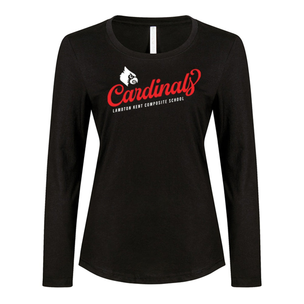 Lambton Kent Composite School Ladies' Eurospun Ring Spun Long Sleeve T-Shirt