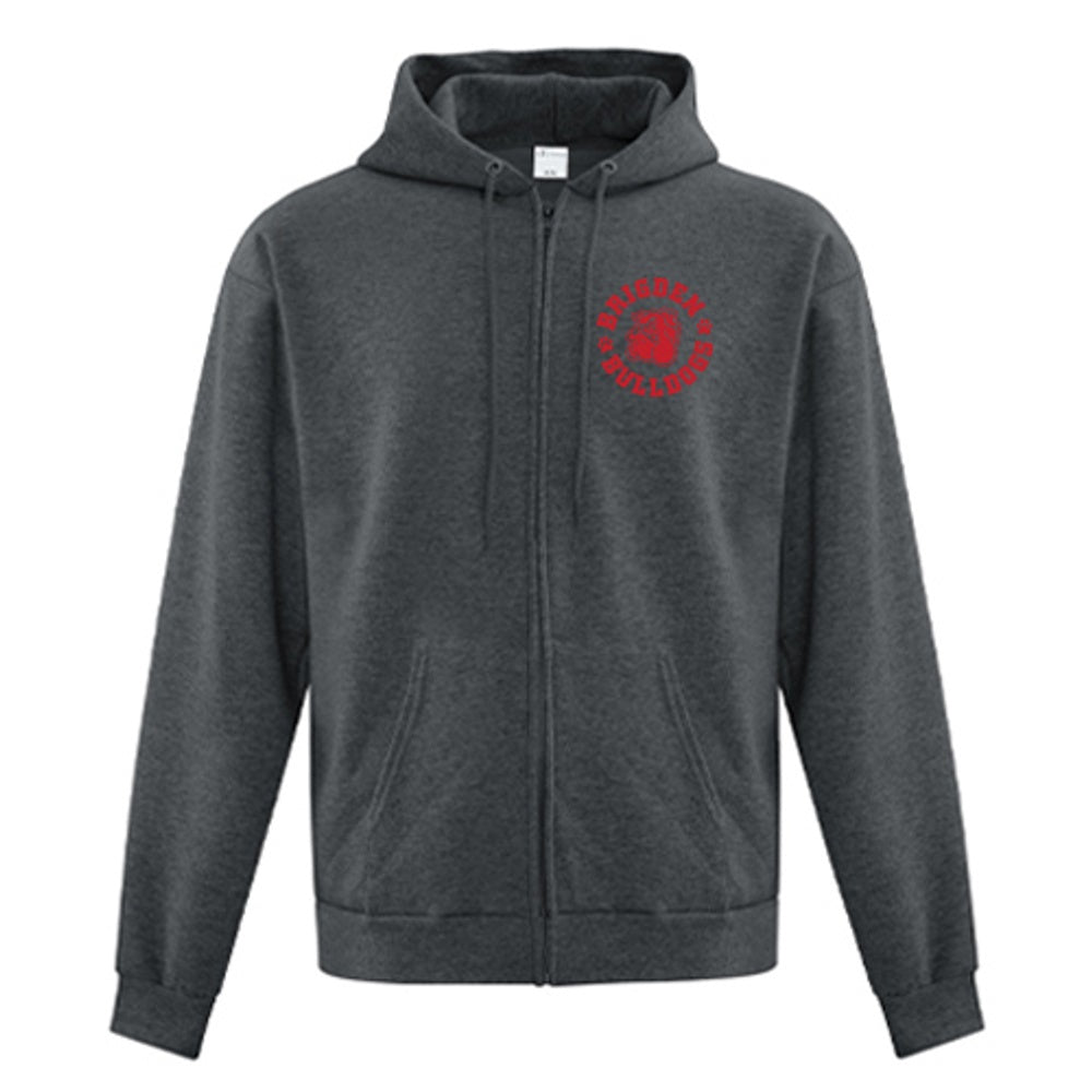Brigden Adult Everyday Fleece Full Zip Hooded Sweatshirt