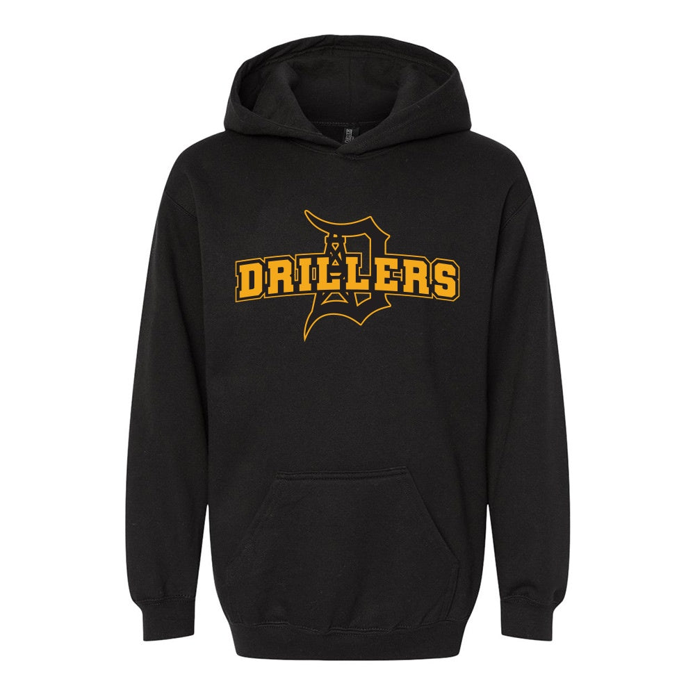 Oil Springs Drillers Youth Twill Pullover Hoodie